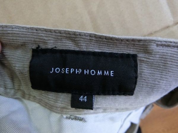 JOSEPH HOMME コーデュロイカーゴパンツ 44 ベージュ #498890 ジョセフオム_画像3