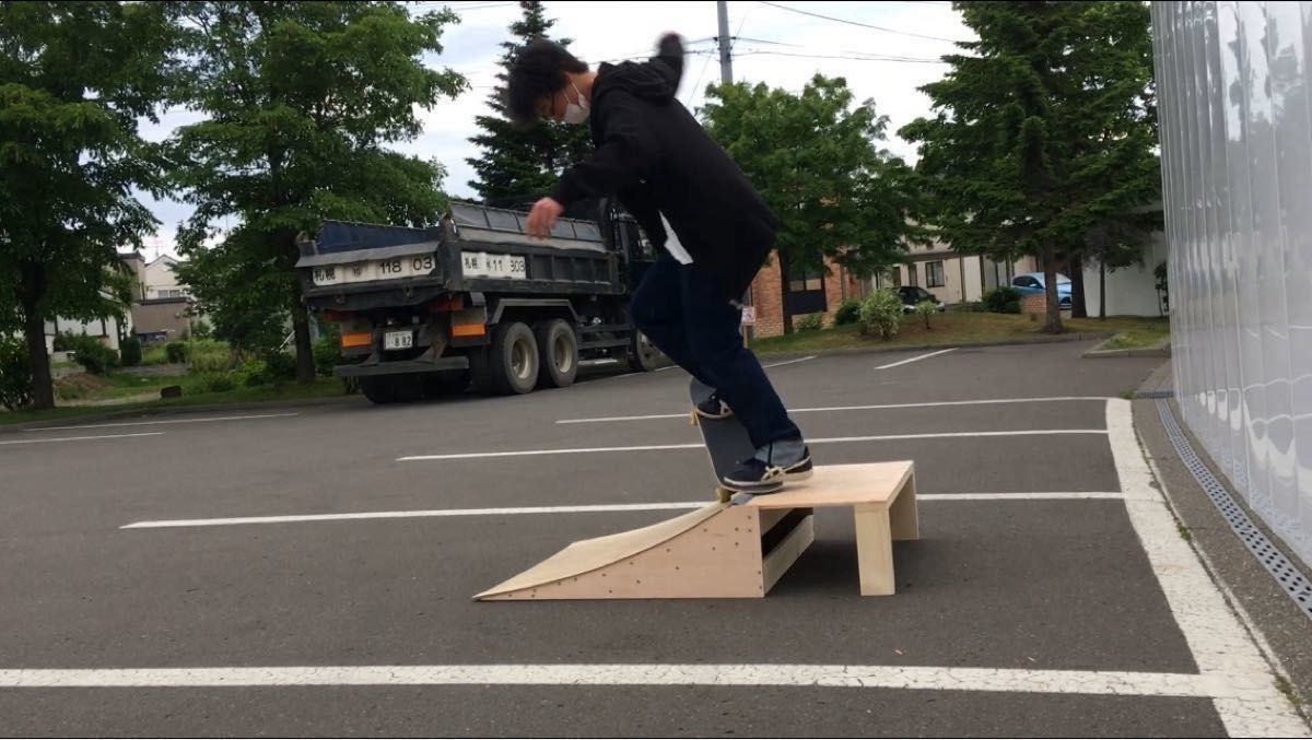 スケボー ランプ ミニランプ 組み立てキット 1台 プラットホーム スケボー ランプ ミニランプ 組み立てキット 1台 プラットホーム