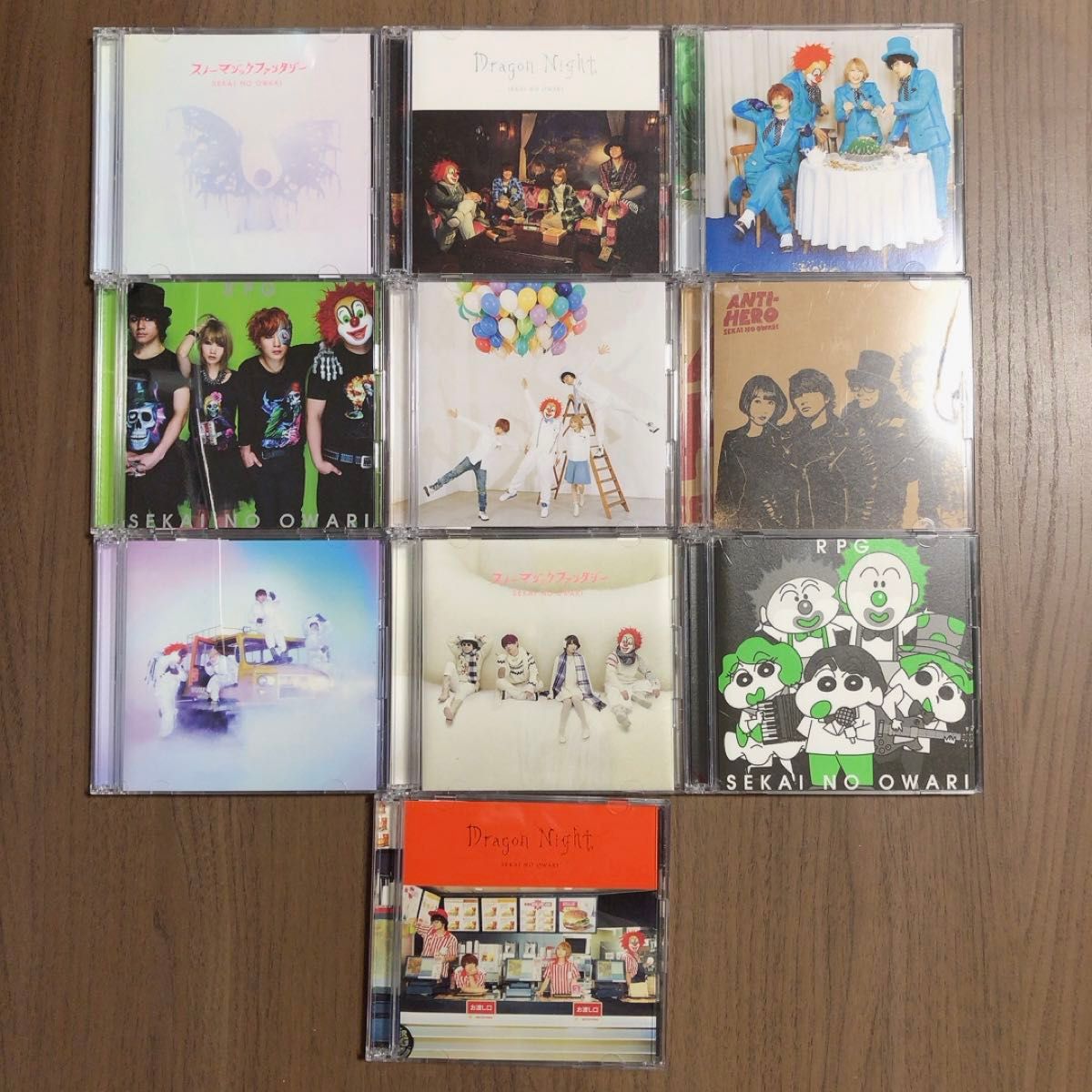SEKAI NO OWARI すべて2枚組 初回限定盤 SEKAI NO OWARI すべて2枚組 初回限定盤 セット 邦楽