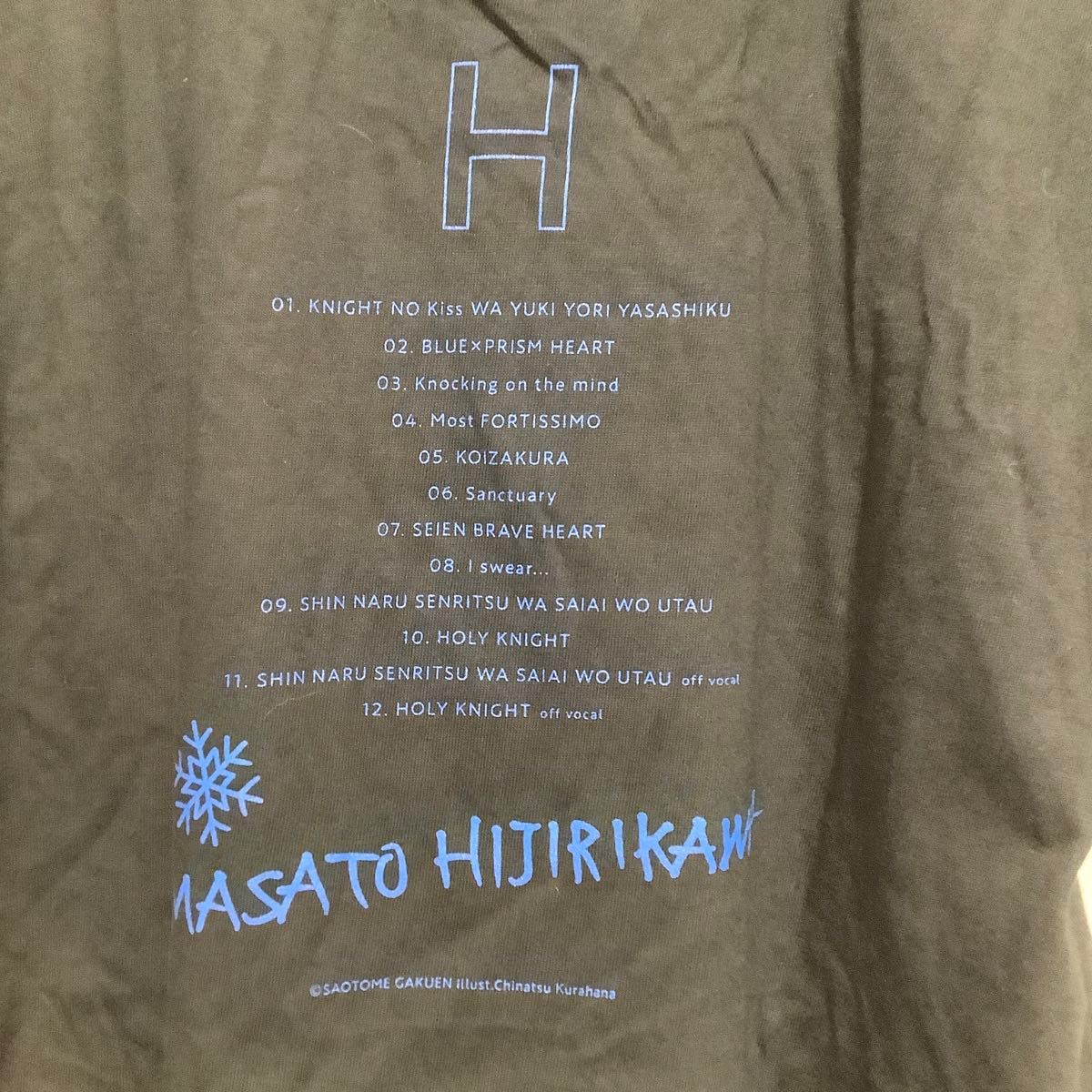 聖川真斗 うたプリ ソロアルバム Tシャツ HOLY KNIGHT BOS限定 聖川真斗 うたプリ ソロアルバム Tシャツ HOLY KNIGHT BOS限定