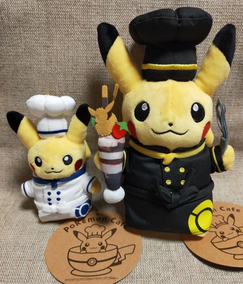 ポケモンカフェ限定 パティシエピカチュウ ぬいぐるみ シェフ ポケモンカフェ限定 パティシエピカチュウ ぬいぐるみ シェフ