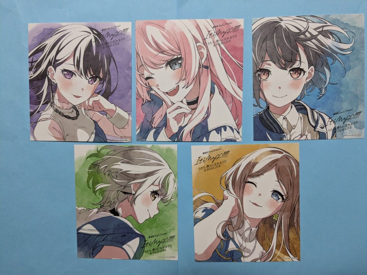 全5種コンプ 劇場版 BanG Dream It's MyGO 後編 入場者特典 第1 全5種コンプ 劇場版 BanG Dream It's MyGO 後編 入場者特典 第1