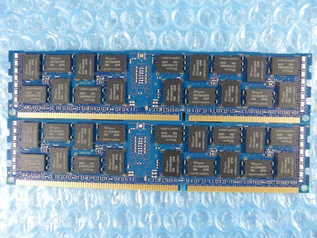 1GXO // 16GB 2枚セット 計32GB DDR3-1600 PC3L-12800R Registered RDIMM 2Rx4 HMT42GR7BFR4A-PB SKhynix // Dell PowerEdge R320 取外_画像4