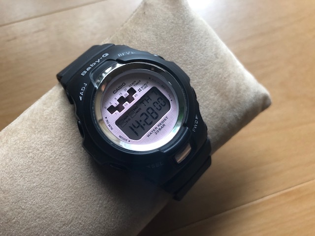 美品程度 レア CASIO カシオ Baby-G デジタル BG-1001PP パピーズ ガーデン 純正ラバーベルト レディース 腕時計