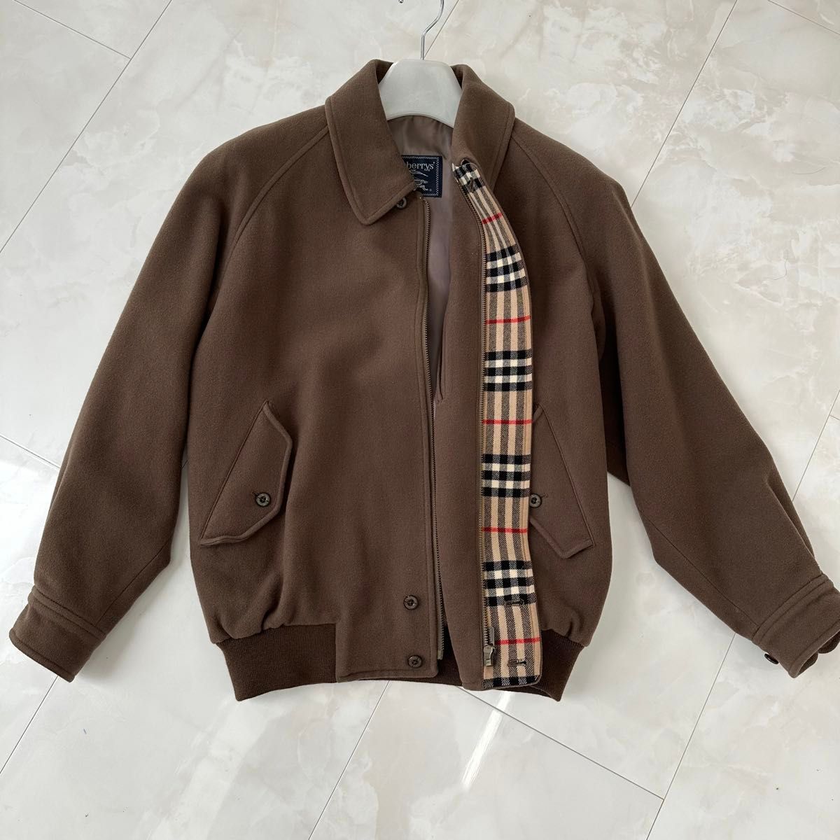 Burberry バーバリー ジャケット ウール カーキ ヴィンテージ Burberry バーバリー ジャケット ウール カーキ ヴィンテージ