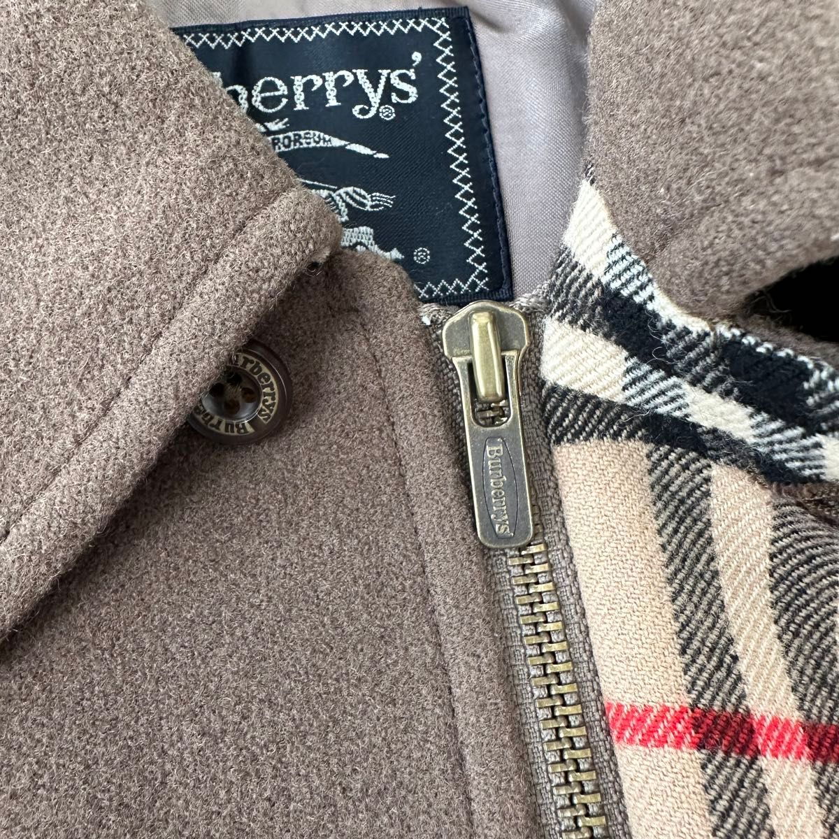 Burberry バーバリー ジャケット ウール カーキ ヴィンテージ Burberry バーバリー ジャケット ウール カーキ ヴィンテージ