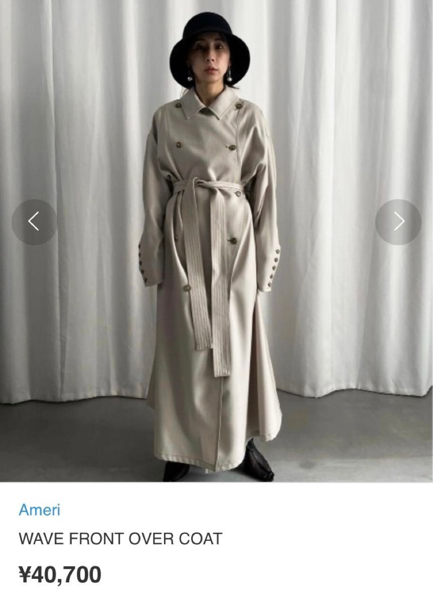 極美品 AMERI WAVE FRONT OVER COAT S|Yahoo!フリマ(旧PayPay 極美品 AMERI WAVE FRONT OVER COAT S|Yahoo!フリマ(旧PayPay