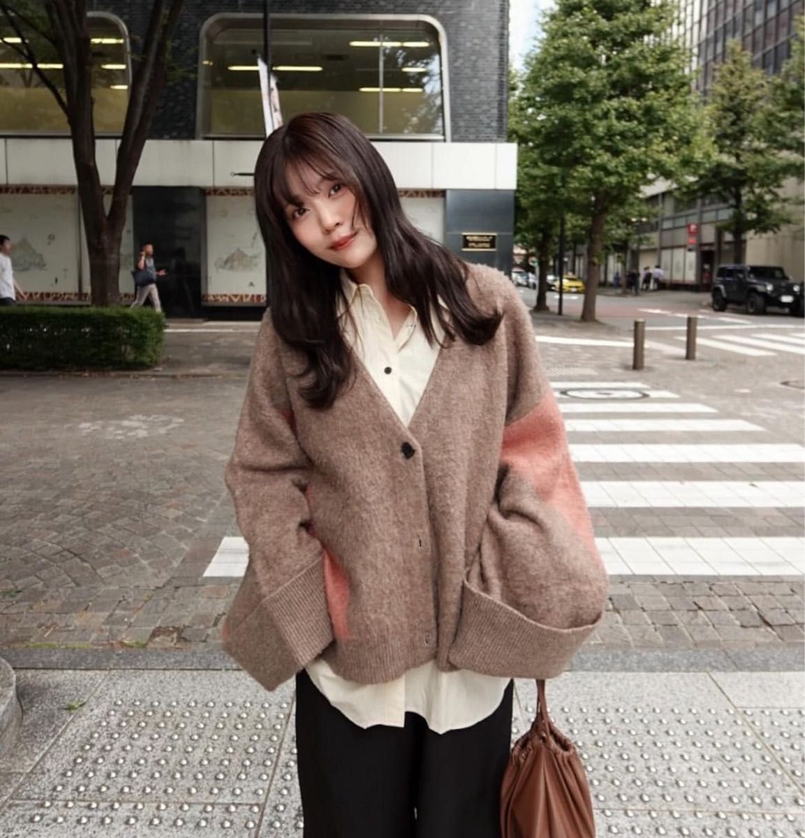 mideal mix color cardigan ミックスカラーカーディガン みな mideal mix color cardigan ミックスカラーカーディガン みな