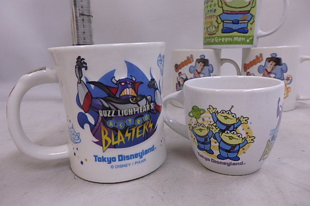 東京ディズニーランド TDL トイストーリー バズ　陶器　マグカップ　２個　他３個　未使用