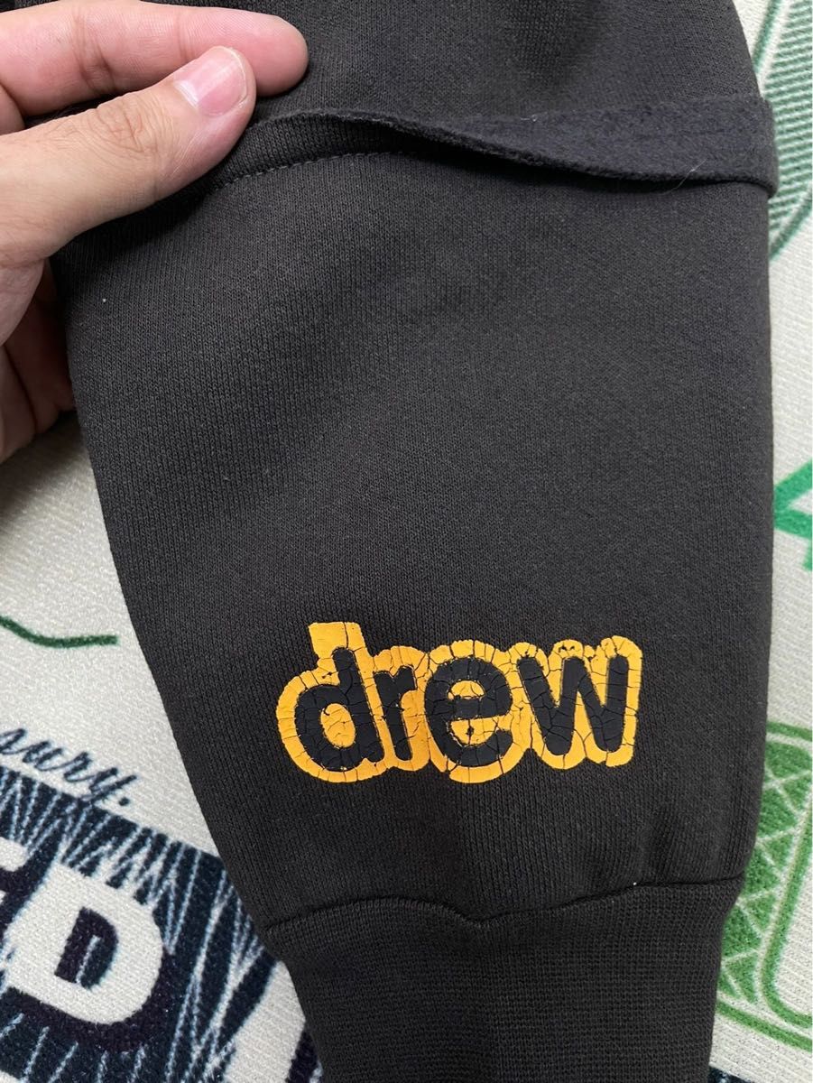 新品未使用】Drew Houseドリューハウス パーカー ブラックL 新品未使用】Drew Houseドリューハウス パーカー ブラックL