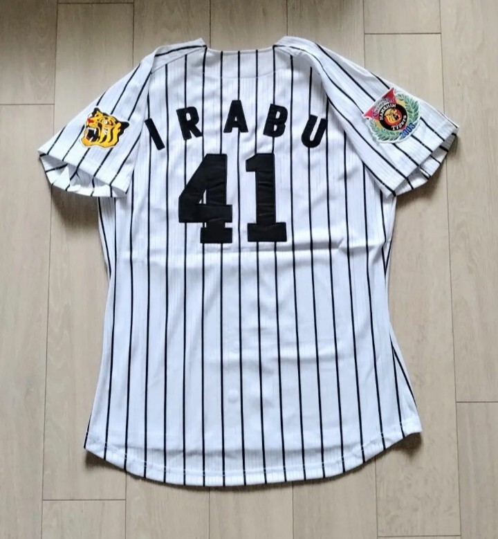 タグ付き レア】阪神 タイガース 伊良部 ホーム ユニフォーム L タグ付き レア】阪神 タイガース 伊良部 ホーム ユニフォーム L
