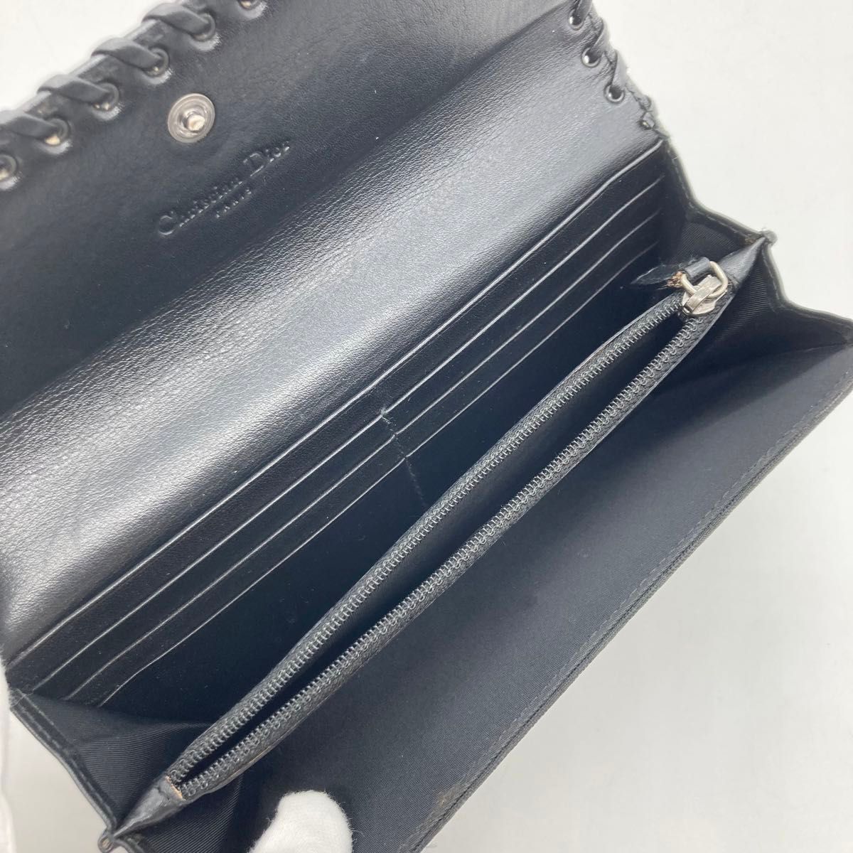 極美品】Christian Dior 長財布 トロッター ハート エスニック 極美品】Christian Dior 長財布 トロッター ハート エスニック