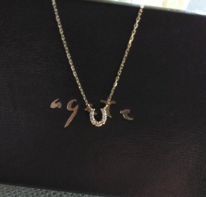 agete アガット ホースシュー 馬蹄ネックレス K18YG 美品|Yahoo agete アガット ホースシュー 馬蹄ネックレス K18YG 美品|Yahoo