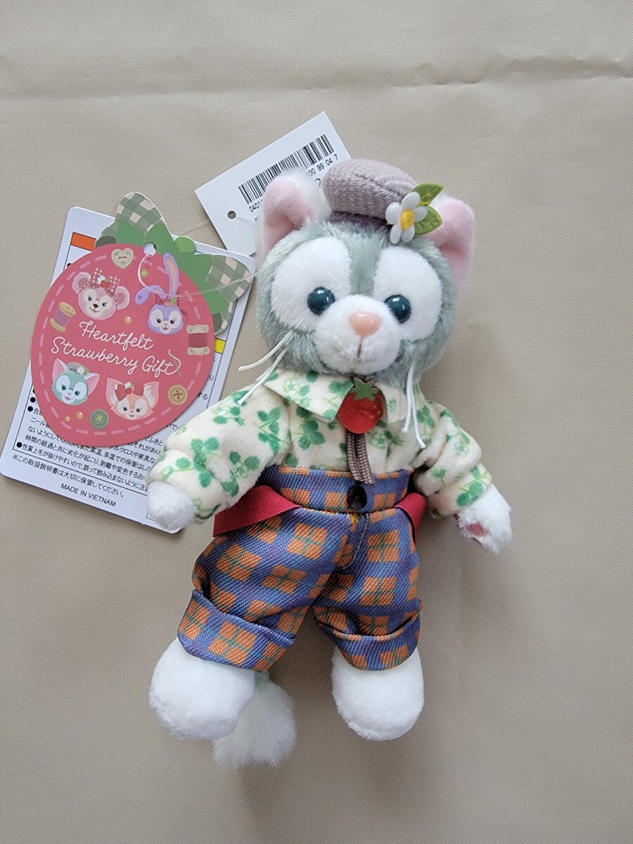 【東京ディズニーシー】『ハートフルストロベリーギフト』 ジェラトーニぬいぐるみバッジ