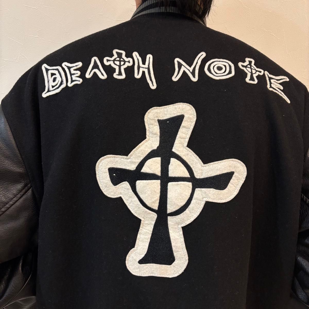 激レア】XLARGE x DEATHNOTE VARSITY JACKET L デスノート 激レア】XLARGE x DEATHNOTE VARSITY JACKET L デスノート
