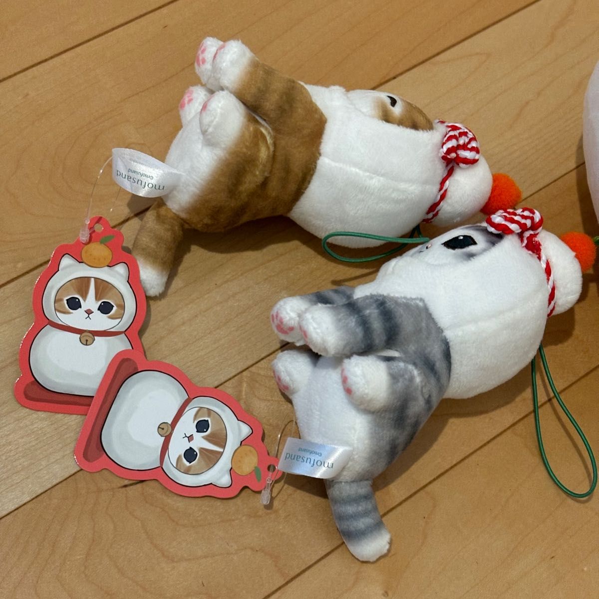モフサンド mofusand 鏡餅にゃん マスコット 2種セット モフサンド mofusand 鏡餅にゃん マスコット 2種セット