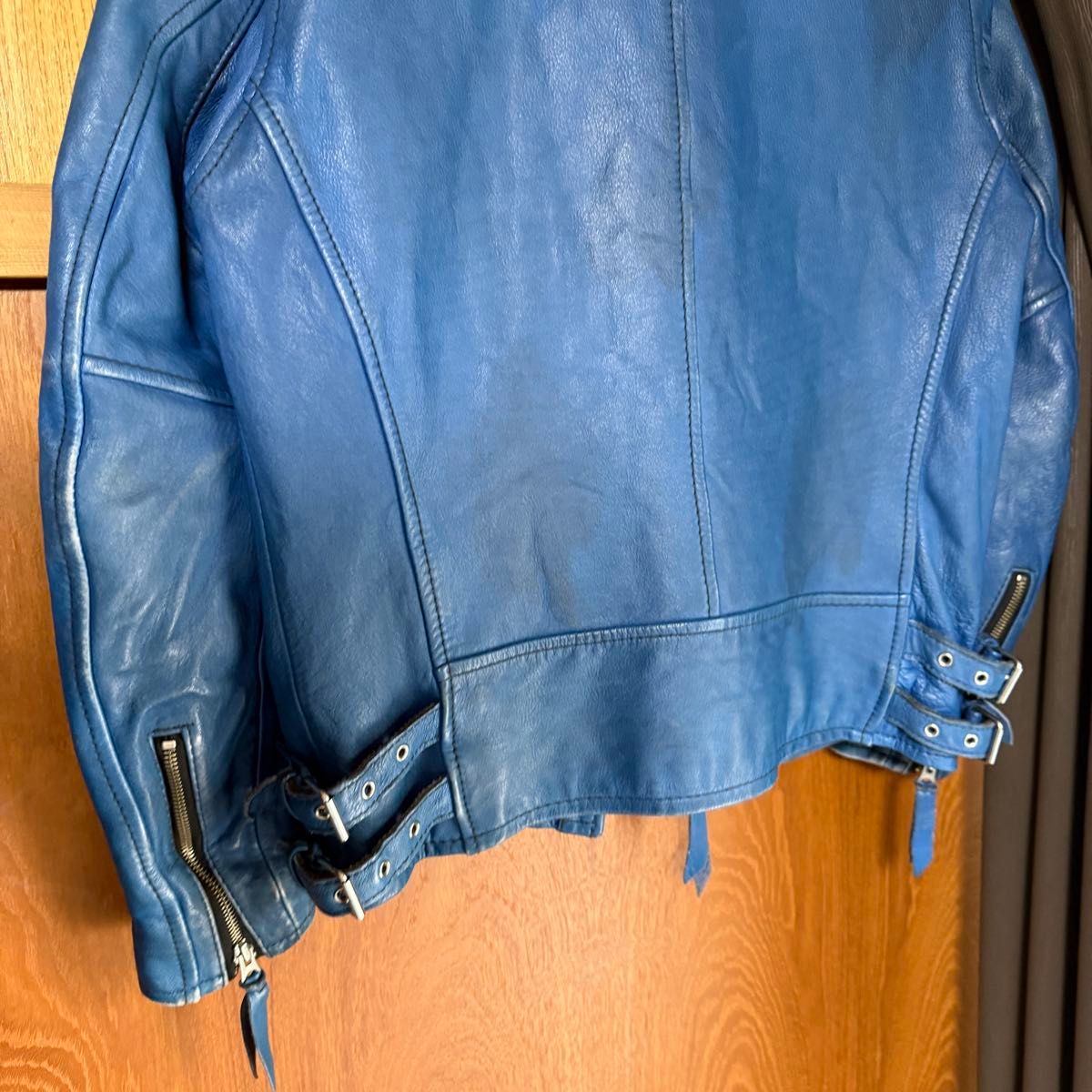 Schott ショット クラシックレーサー ライダース ブルー M Schott ショット クラシックレーサー ライダース ブルー M