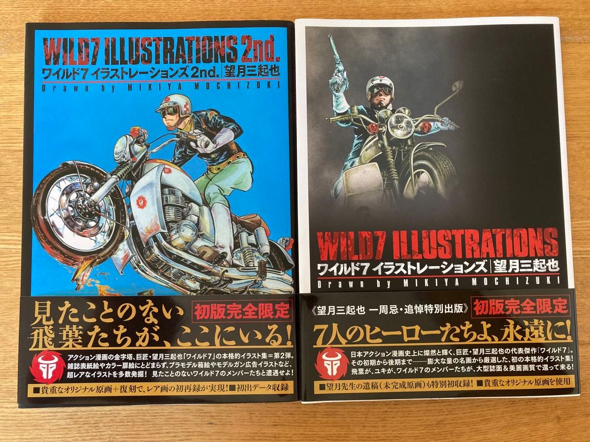 ワイルド7 イラストレーションズ 2冊セット 初版完全限定 望月 ワイルド7 イラストレーションズ 2冊セット 初版完全限定 望月