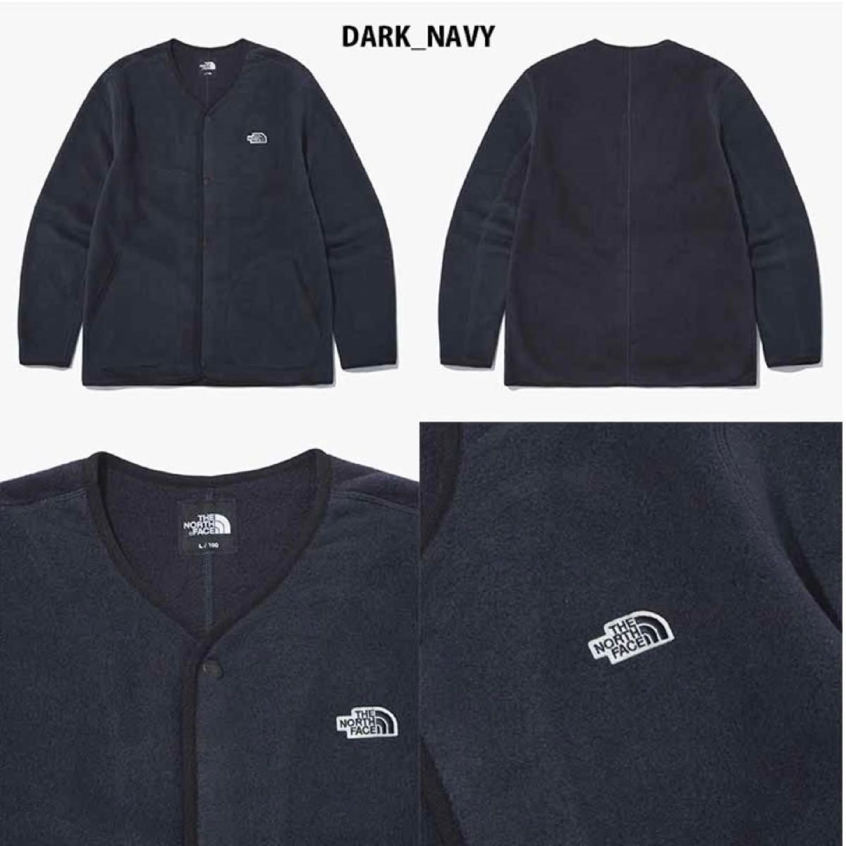 THE NORTH FACE 新品タグ付 ノースフェイスロゴ付 カーディガン THE NORTH FACE 新品タグ付 ノースフェイスロゴ付 カーディガン