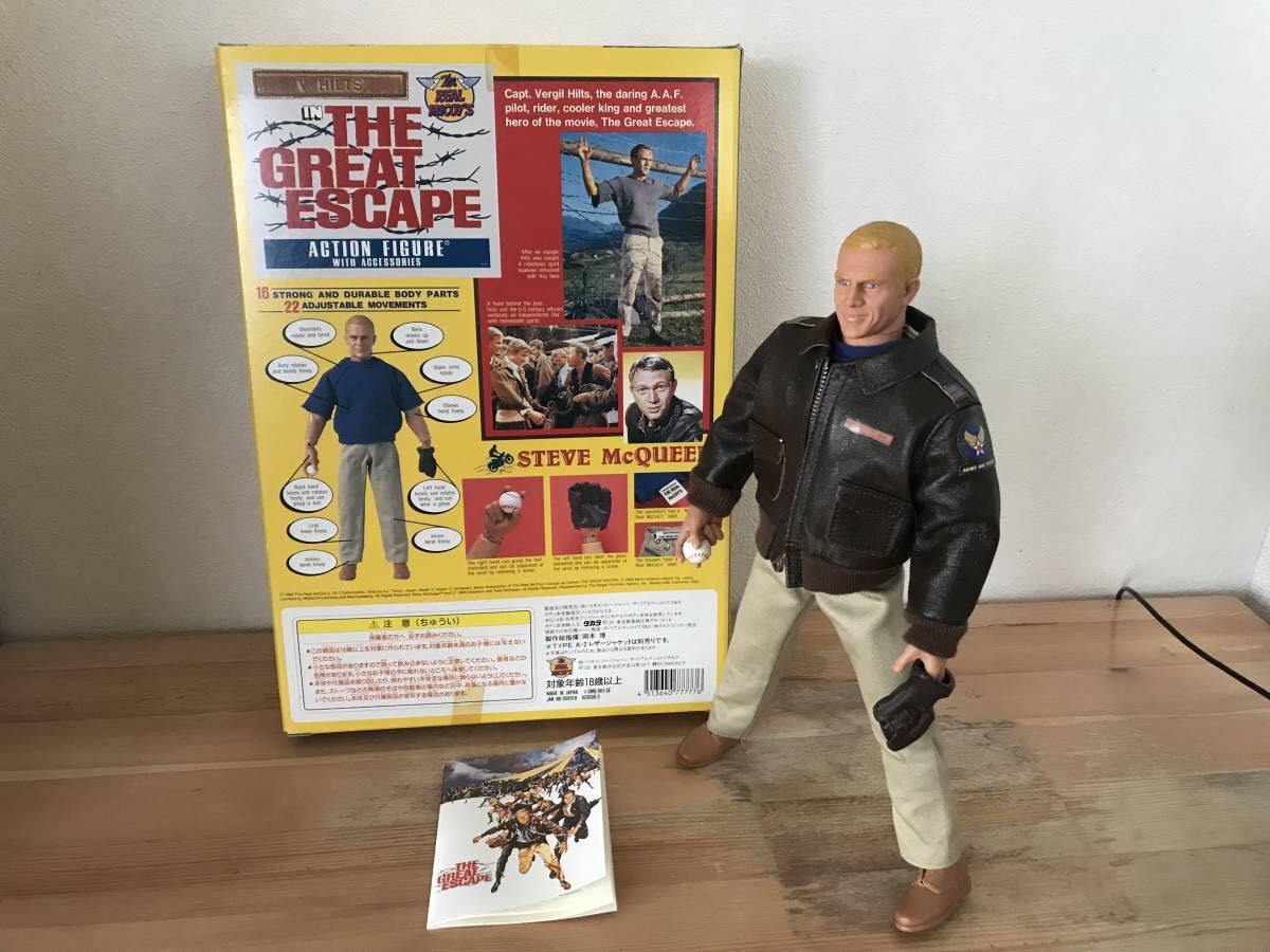 スティーブ・マックイーン 大脱走 ヒルツ大佐1/6フイギァ+A-2 スティーブ・マックイーン 大脱走 ヒルツ大佐1/6フイギァ+A-2