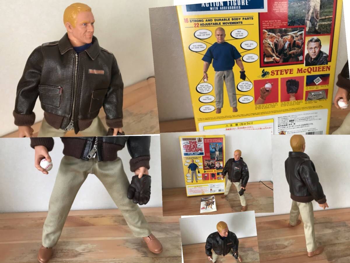 スティーブ・マックイーン 大脱走 ヒルツ大佐1/6フイギァ+A-2 スティーブ・マックイーン 大脱走 ヒルツ大佐1/6フイギァ+A-2