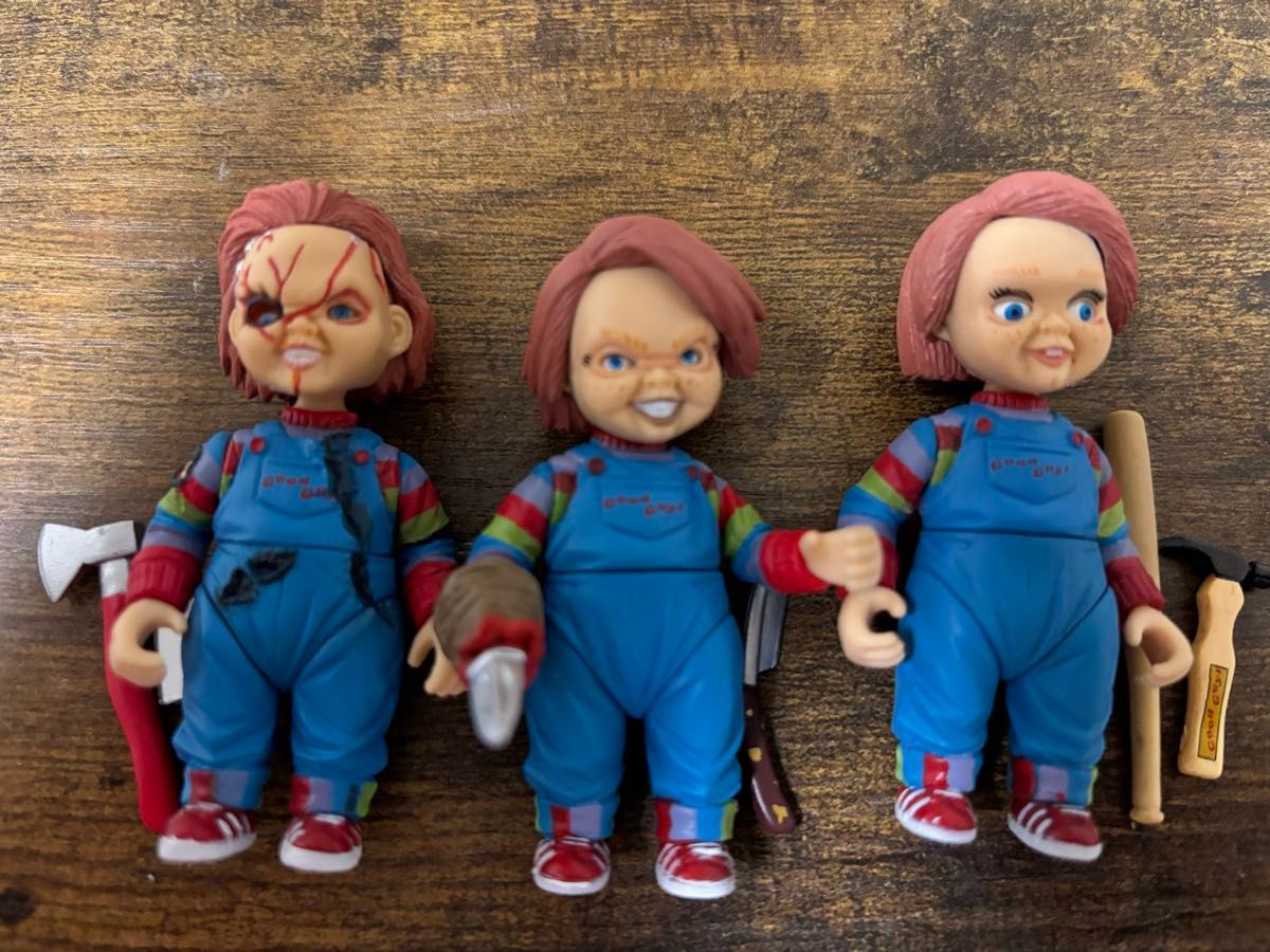 チャッキー CHUCKY ビッグサイズフィギュア 全3種 フルコンプ チャッキー CHUCKY ビッグサイズフィギュア 全3種 フルコンプ