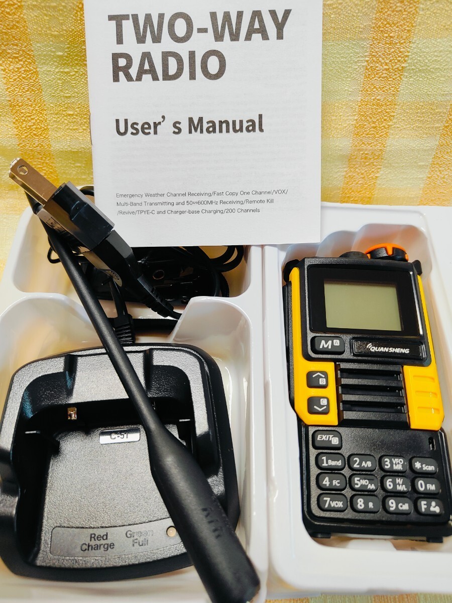 【999ch仕様】広帯域受信機 UV-K5(99) 未使用 エアバンド等メモリ登録済【西日本版】新ボディー 【999ch仕様】広帯域受信機 UV-K5(99) 未使用 エアバンド等メモリ登録済【西日本版】新ボディー