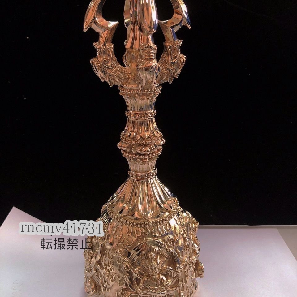 密教法具 寺院仏具」極上品 金剛三鈷杵 仏具 真鍮製 磨き仕上げ 密教法具 寺院仏具」極上品 金剛三鈷杵 仏具 真鍮製 磨き仕上げ