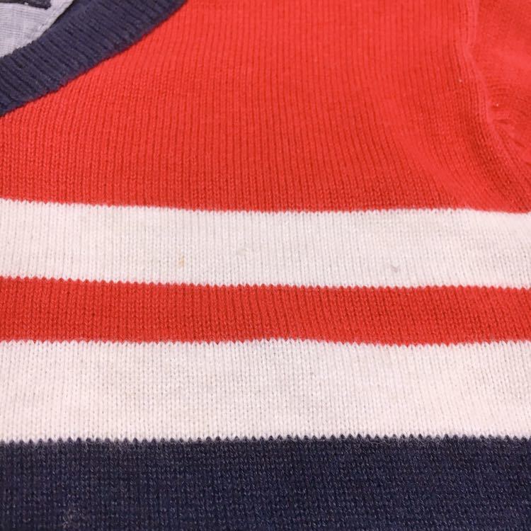 トミーtommy 長袖ニットセーターキッズ 5 106-113 紺 トミー