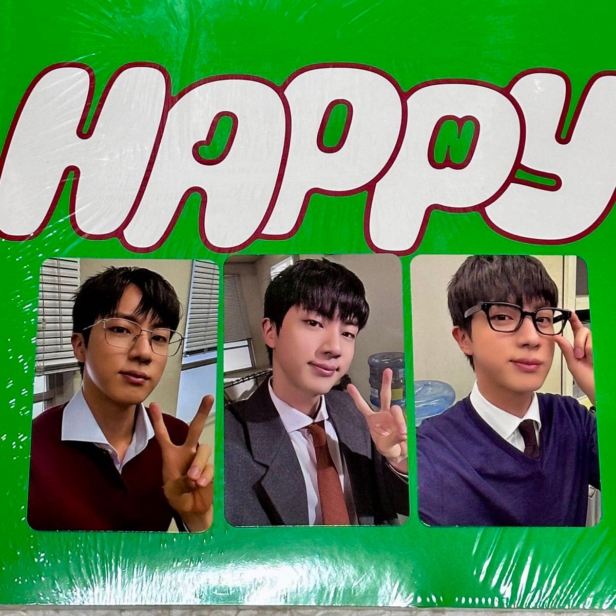 BTS JIN HAPPY トレカ 3枚SET IMAGINE ver フォトカード 3種 BTS JIN HAPPY トレカ 3枚SET IMAGINE ver フォトカード 3種