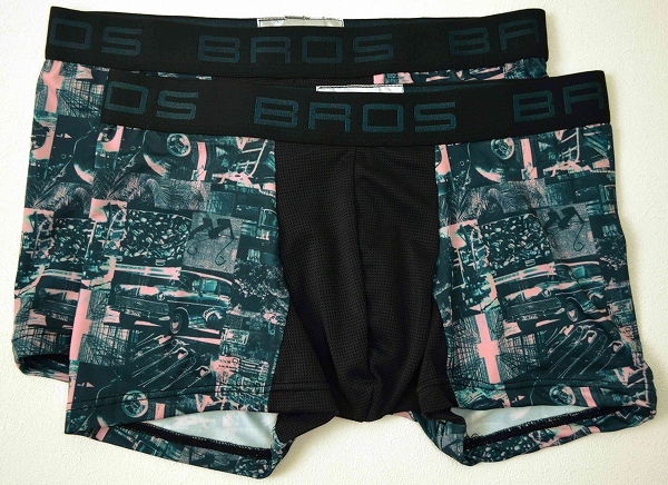 ★【BROS ブロス】フロントメッシュで、さらっと快適。 ボクサーパンツ（前閉じ） GT3810 PI Lサイズ 2枚セット