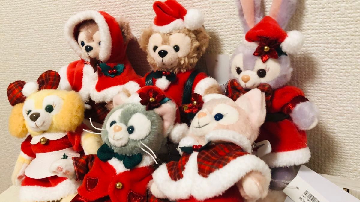 ダッフィーフレンズ 2024 クリスマス ぬいぐるみバッチ ダッフィーフレンズ 2024 クリスマス ぬいぐるみバッチ
