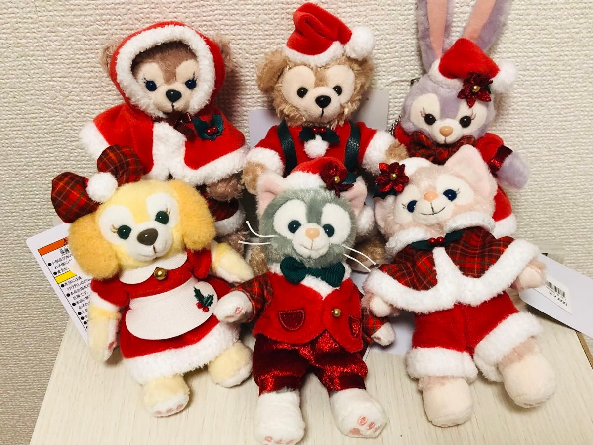 ダッフィーフレンズ 2024 クリスマス ぬいぐるみバッチ ダッフィーフレンズ 2024 クリスマス ぬいぐるみバッチ