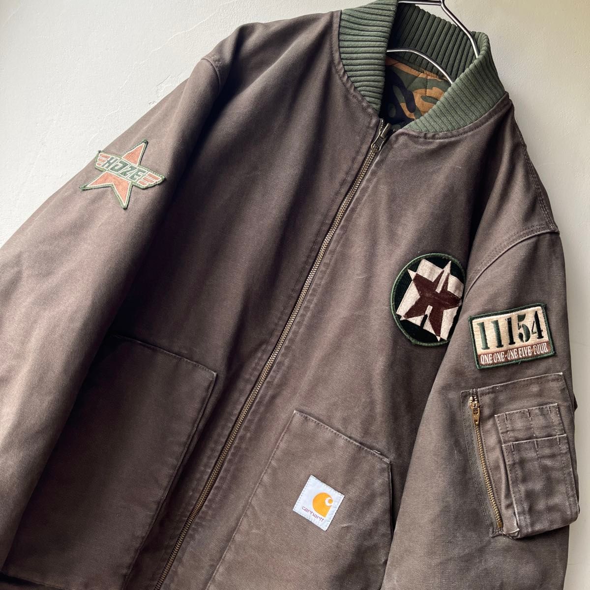 Carhartt カーハート HAZE ヘイズ dj MURO ムロ ma-1 Carhartt カーハート HAZE ヘイズ dj MURO ムロ ma-1