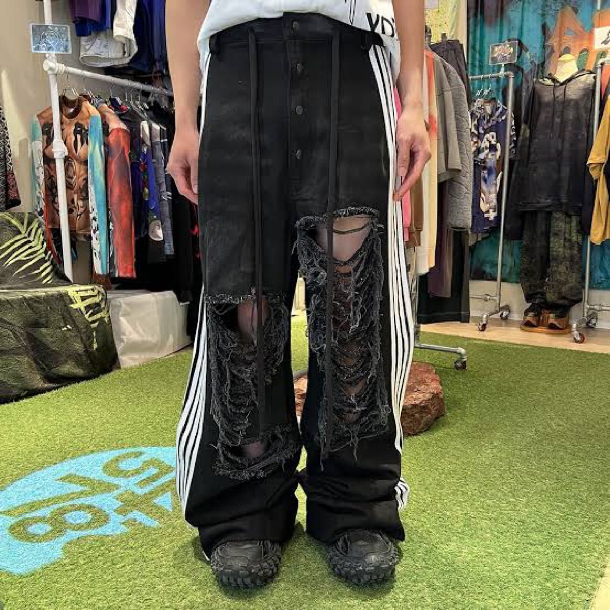 Dasyori yori sport 5 stripe denim black|Yahoo!フリマ(旧 Dasyori yori sport 5 stripe denim black|Yahoo!フリマ(旧