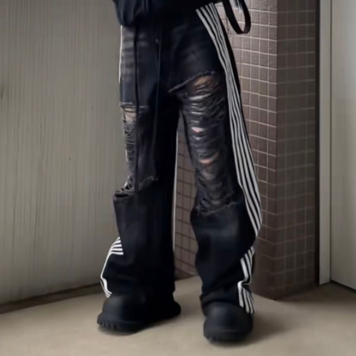 Dasyori yori sport 5 stripe denim black|Yahoo!フリマ(旧 Dasyori yori sport 5 stripe denim black|Yahoo!フリマ(旧