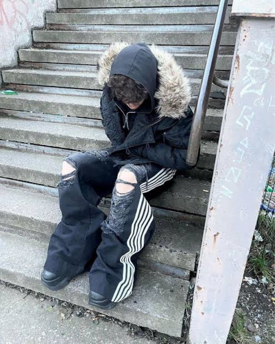 Dasyori yori sport 5 stripe denim black|Yahoo!フリマ(旧 Dasyori yori sport 5 stripe denim black|Yahoo!フリマ(旧