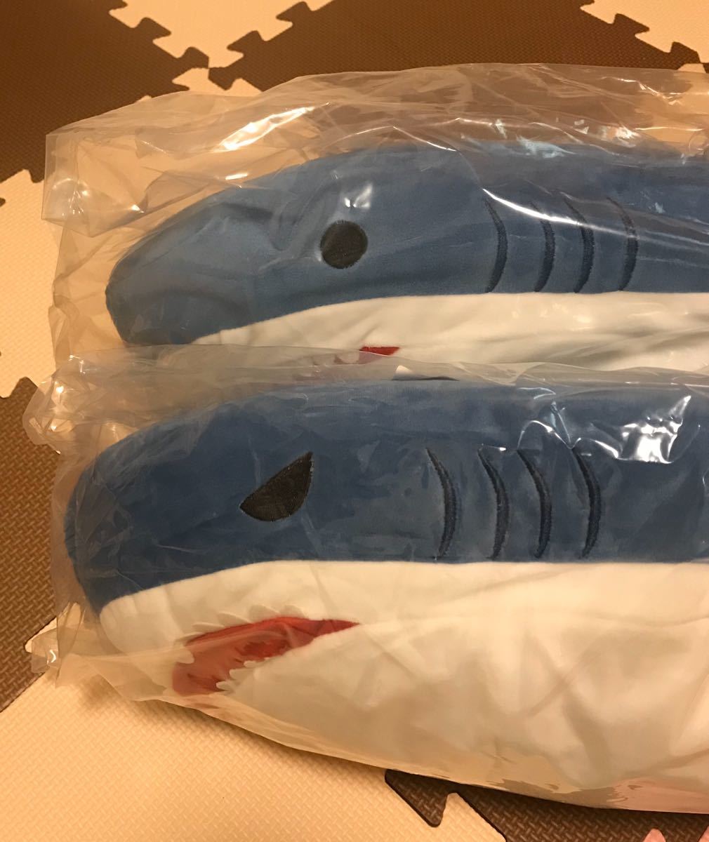 Paypayフリマ サメ シャーク Super Big ぬいぐるみ ブルー 丸目 怒り目 2匹セット Paypayフリマ サメ シャーク Super Big ぬいぐるみ ブルー 丸目 怒り目 2匹セット