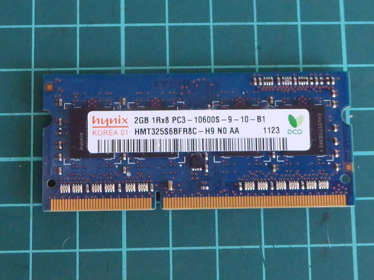 hynix 2GB 1Rx8 pc3-10600S-9-10-B1 HMT325S6BFR8C-H9 N0 AA DDR3 RAM 1333MHz SO-DIMM 191123101