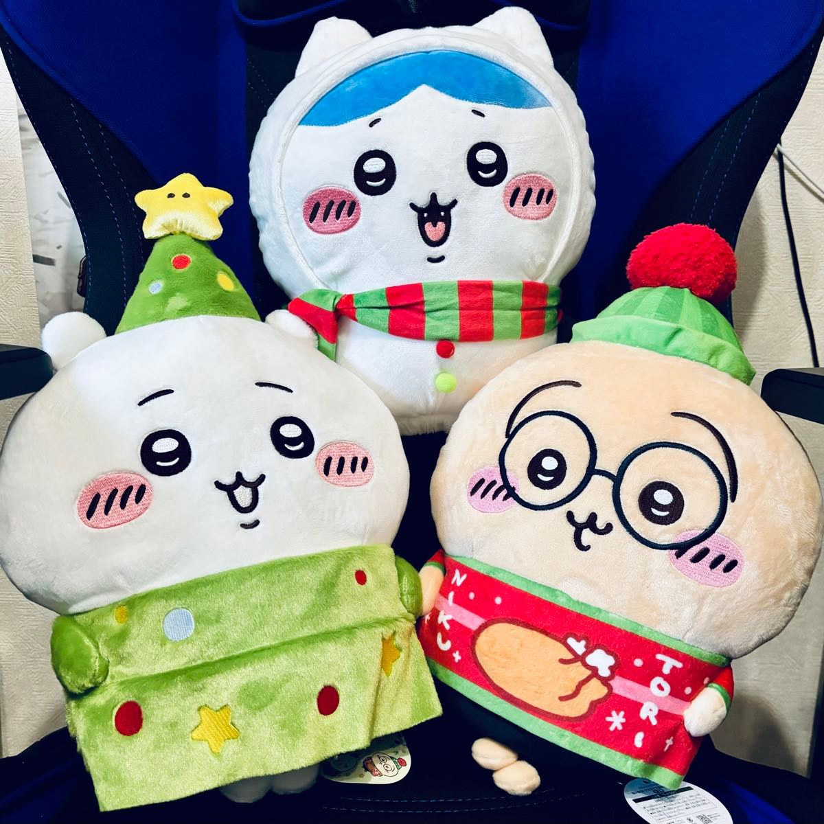 ちいかわ クリスマスBIGぬいぐるみ 3体セット - アイドル ちいかわ クリスマスBIGぬいぐるみ 3体セット - アイドル