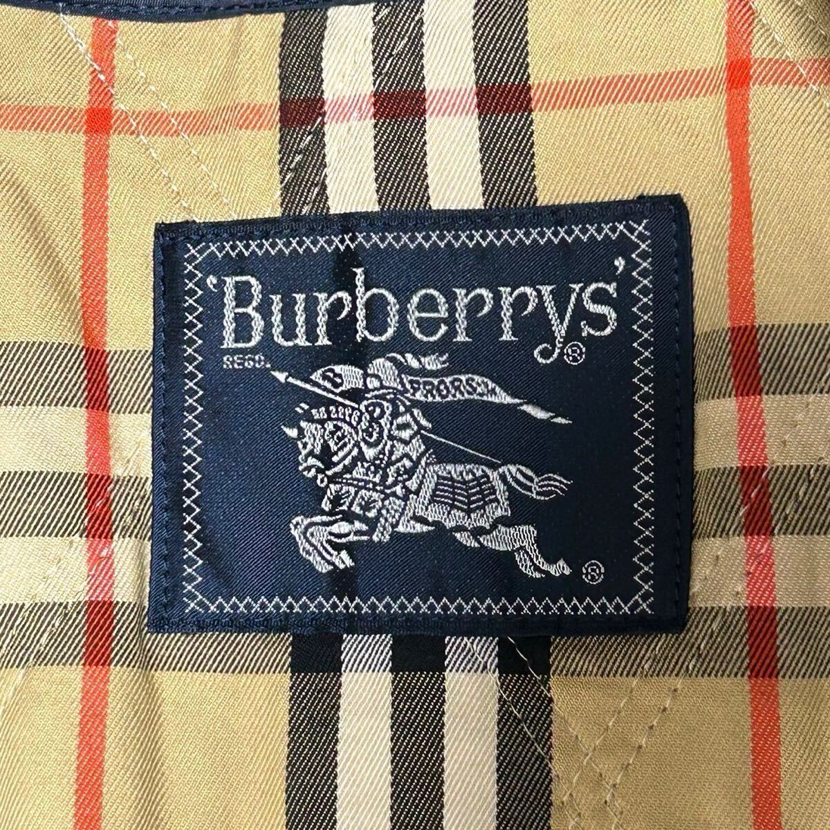  прекрасный товар * Burberry BURBERRY тренчкот подкладка ремень имеется noba проверка серый черный высший класс 