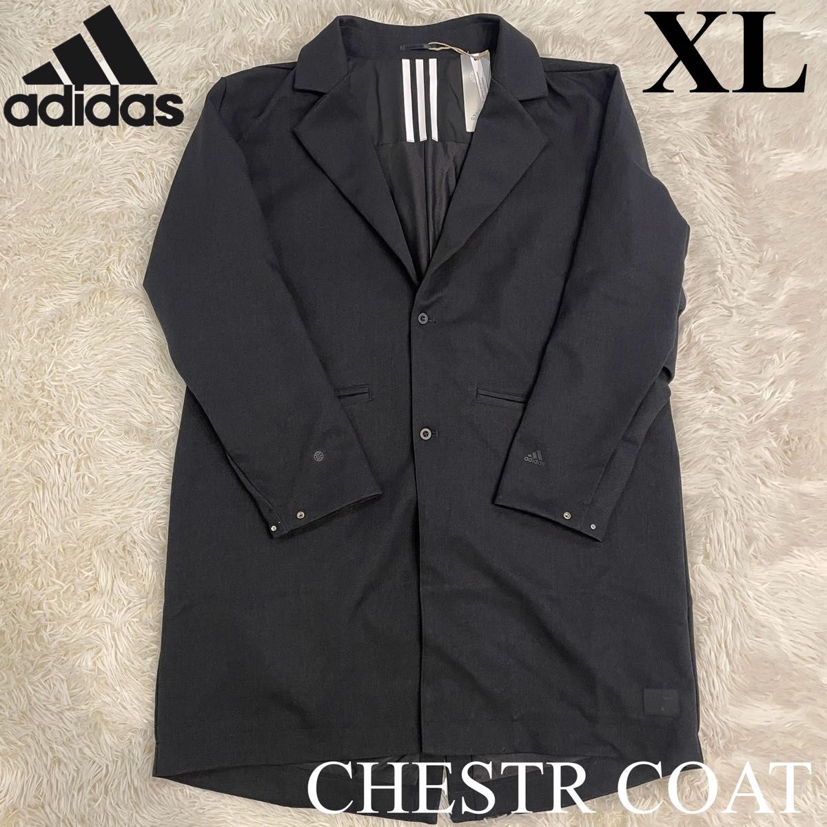アディダス ID2 0 チェスターコート 黒 adidas CHESTR COAT アディダス ID2 0 チェスターコート 黒 adidas CHESTR COAT