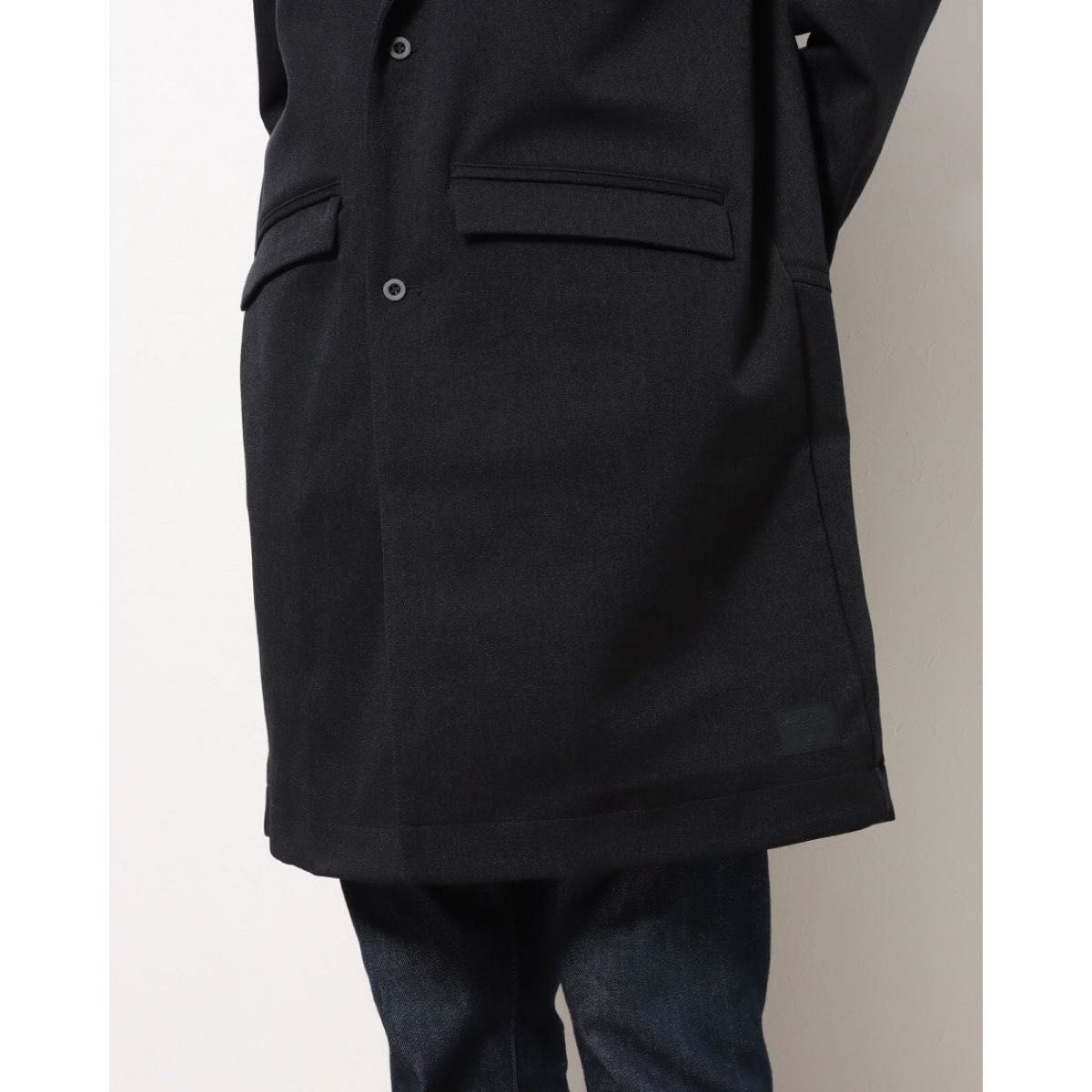 アディダス ID2 0 チェスターコート 黒 adidas CHESTR COAT アディダス ID2 0 チェスターコート 黒 adidas CHESTR COAT