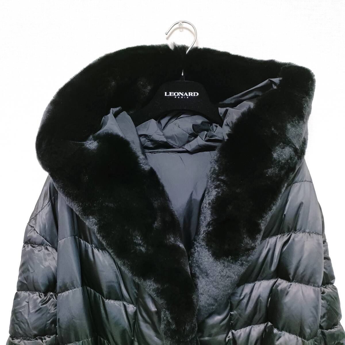 S Maxmara マックスマーラ ラパンファー ロングダウンコート S Maxmara マックスマーラ ラパンファー ロングダウンコート