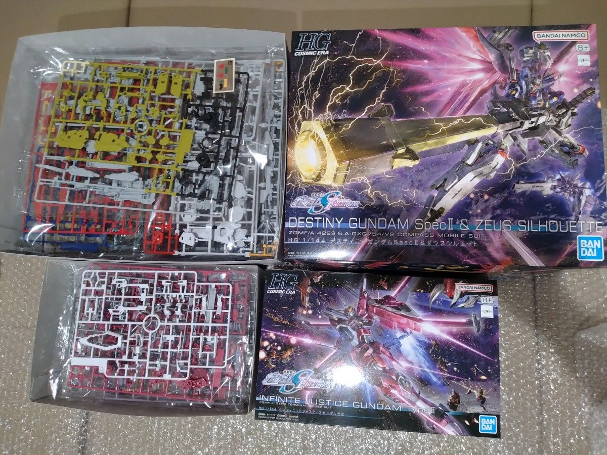 HG 1/144 デスティニーガンダムSpecII&ゼウスシルエット+HG 1 HG 1/144 デスティニーガンダムSpecII&ゼウスシルエット+HG 1