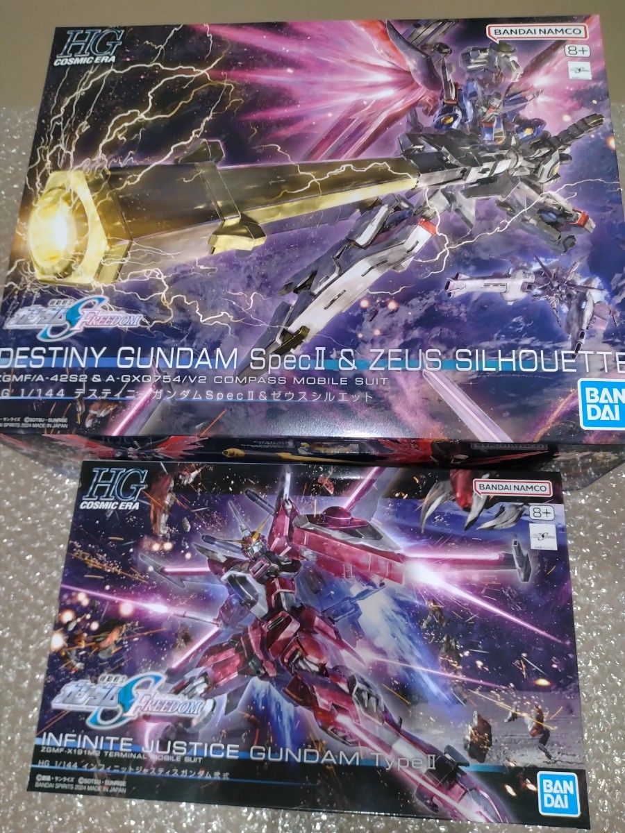 HG 1/144 デスティニーガンダムSpecII&ゼウスシルエット+HG 1 HG 1/144 デスティニーガンダムSpecII&ゼウスシルエット+HG 1