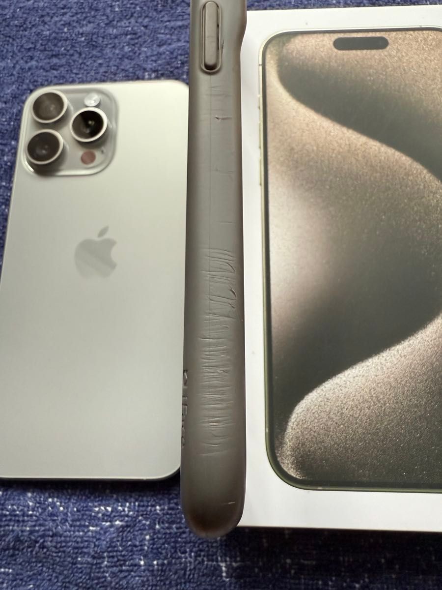 美品】ケース フィルム iPhone 15 Pro Max 256GB ナチュラル 美品】ケース フィルム iPhone 15 Pro Max 256GB ナチュラル