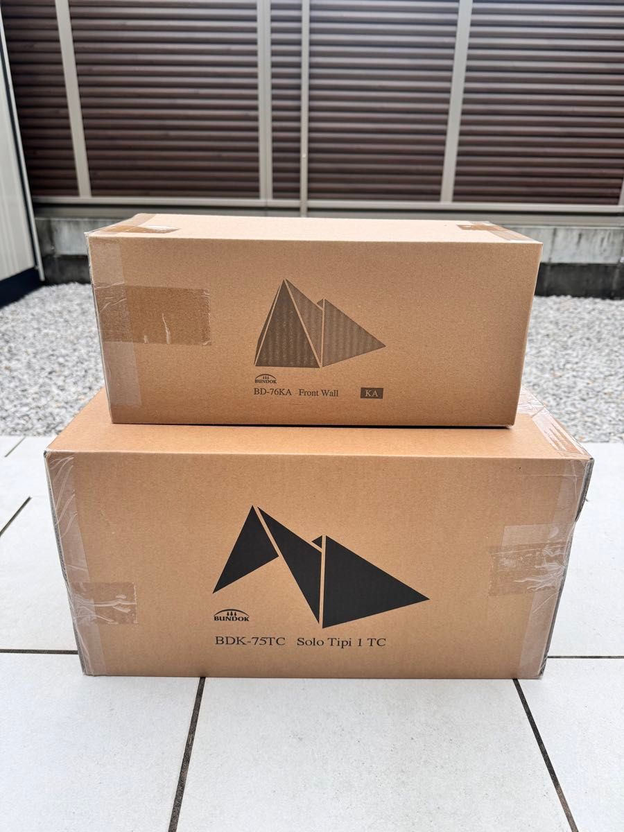 BUNDOK ソロ ティピー 1 TC + フロントウォール + 二股ポール BUNDOK ソロ ティピー 1 TC + フロントウォール + 二股ポール