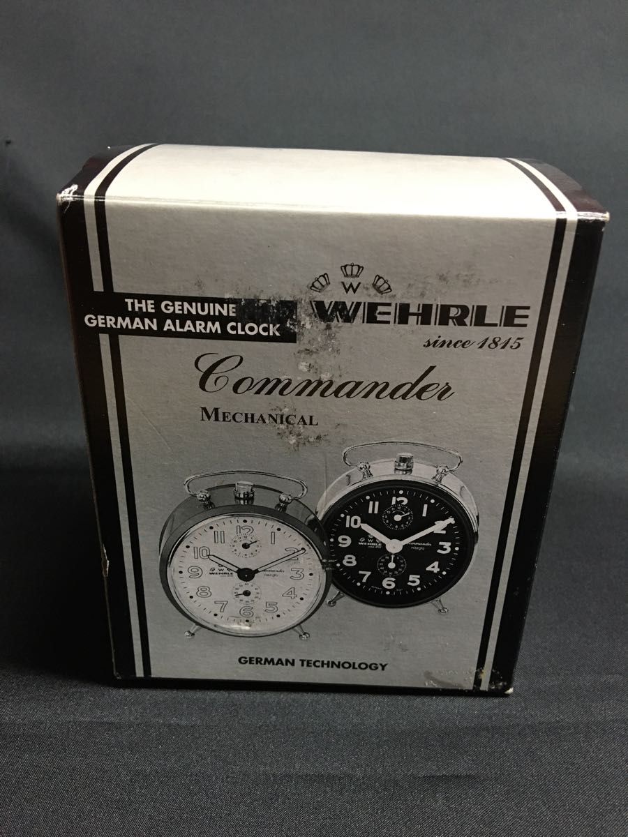 新品未使用品 WEHRLE Commander ウェラ社 目覚まし 時計 新品未使用品 WEHRLE Commander ウェラ社 目覚まし 時計