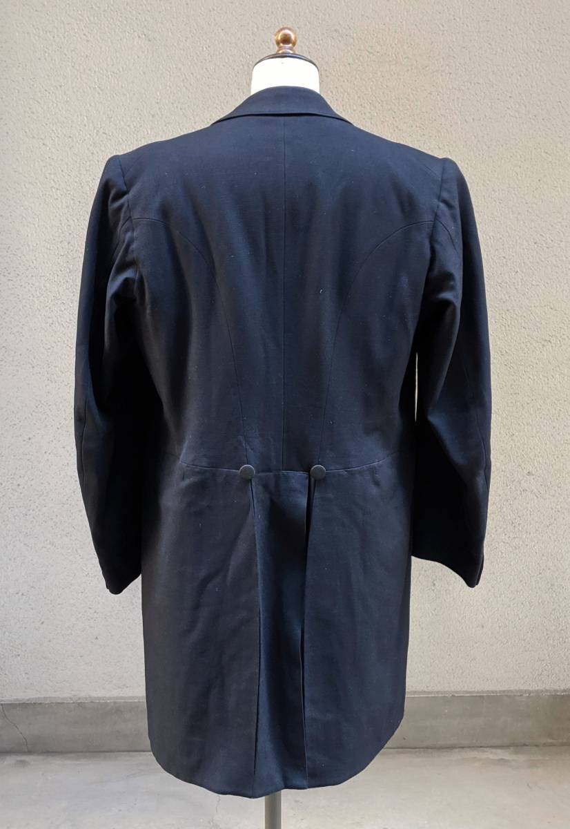  Франция античный 00's10's20'smo- человек g пальто /30's Vintage формальный фрак tail пальто Europe б/у одежда ΓMT